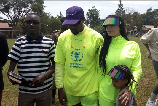 Kim Kardashian West, North West & Kanye West as seen by Kaitlyn Kimchi