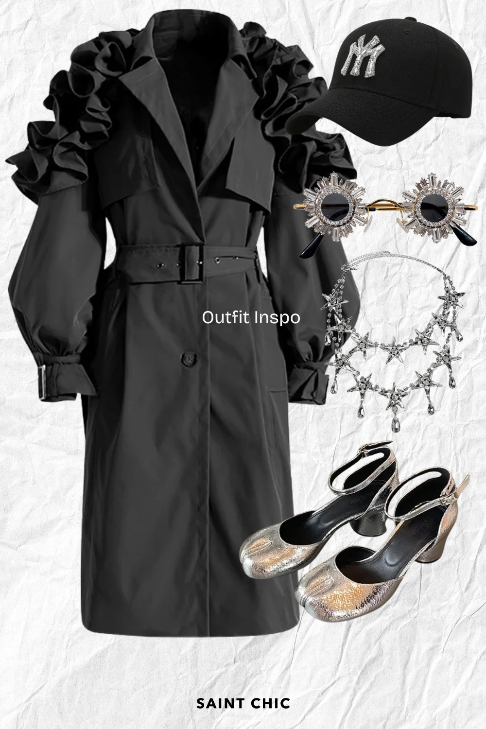 CITY SLAY | Statement Trench + Glam Accessories