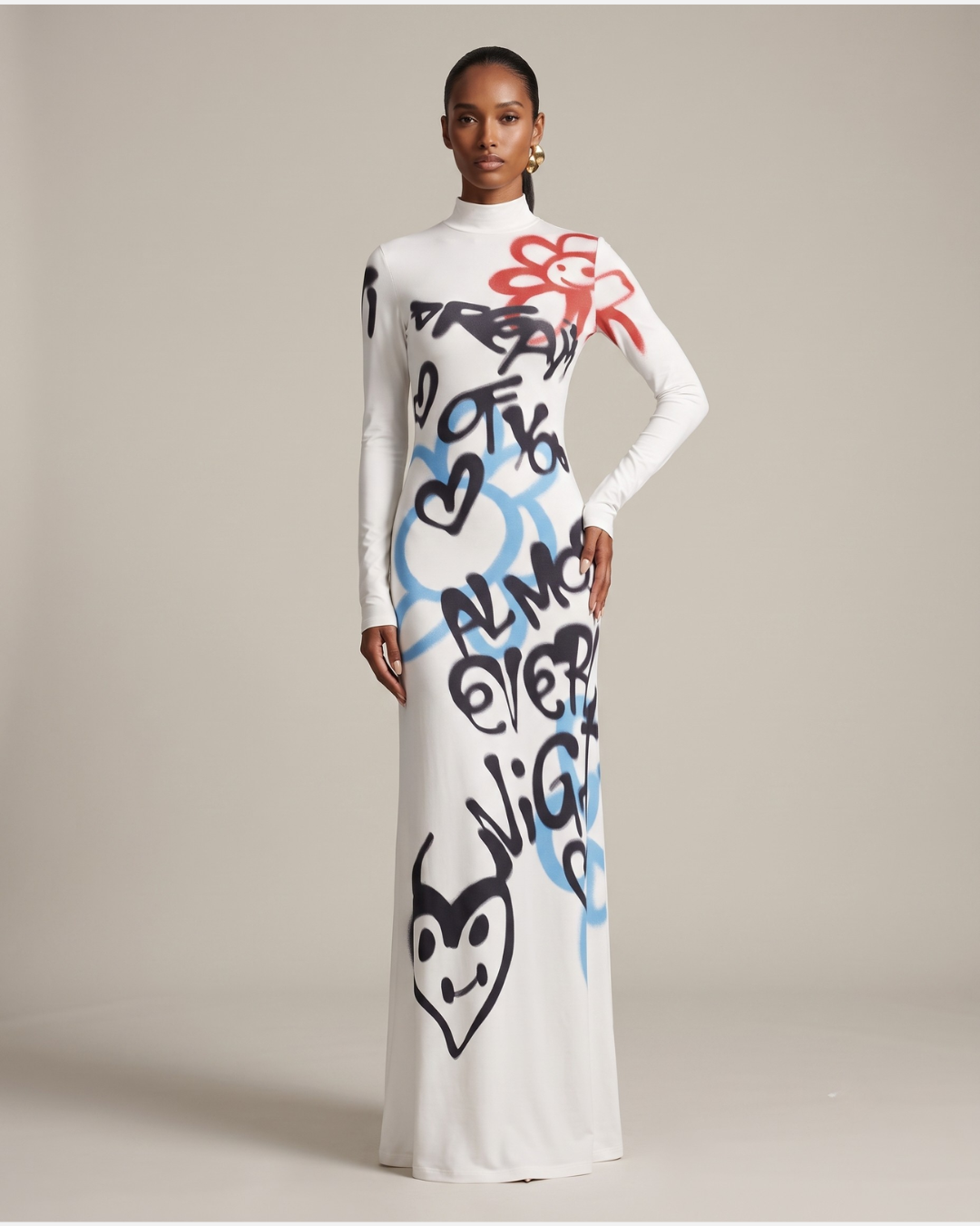GRAFFITI Maxi Dress