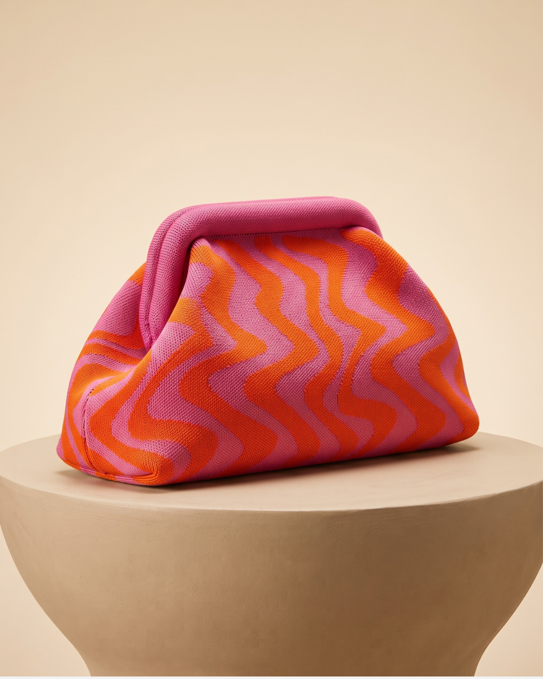 WAVE Knit Clutch