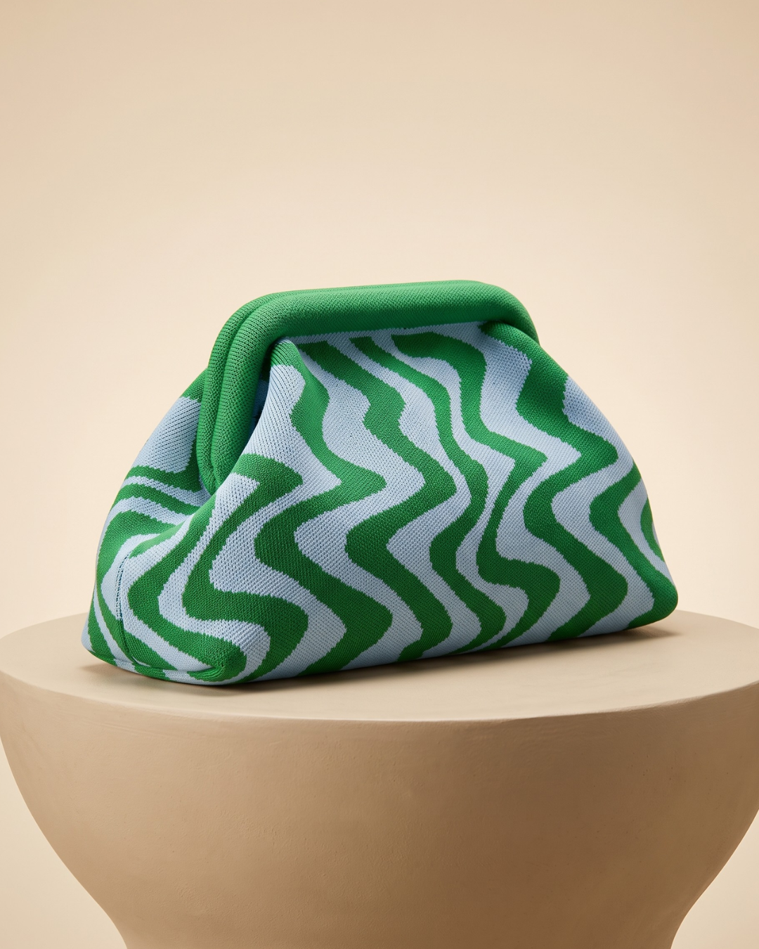 WAVE Knit Clutch