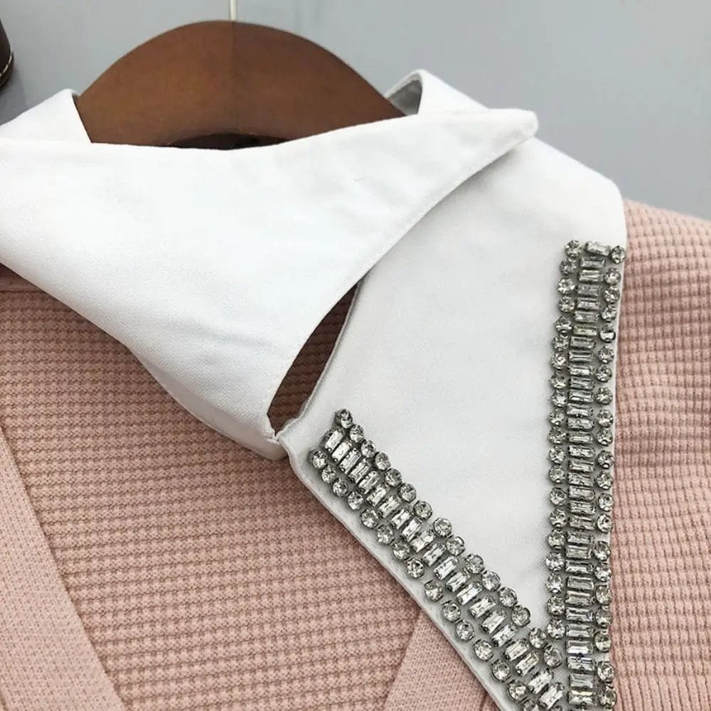 ALLI Faux Collar-Collar-SAINT CHIC-Black Rhinestone-SAINT CHIC