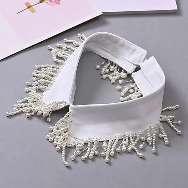 ALLI Faux Collar-Collar-SAINT CHIC-White Pearl-SAINT CHIC