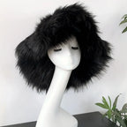 ALTA Faux Fur Bucket Hat-hat-SAINT CHIC-Black-SAINT CHIC