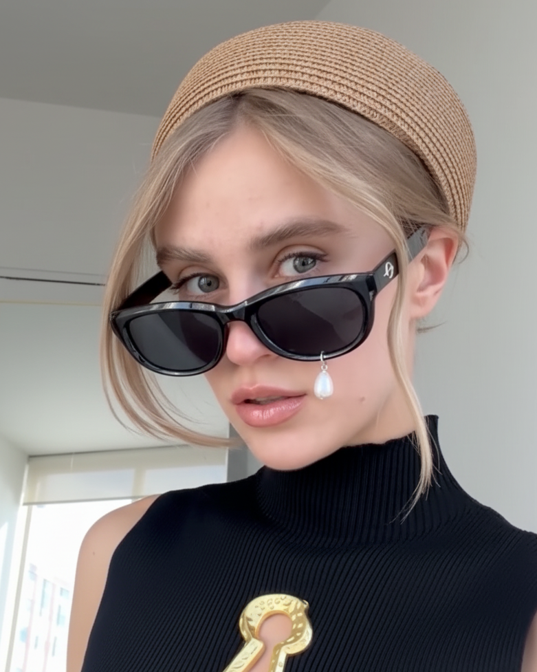 ATELIER Pillbox Hat-hat-SAINT CHIC-Khaki-SAINT CHIC