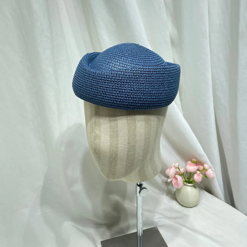 ATELIER Pillbox Hat-hat-SAINT CHIC-Khaki-SAINT CHIC