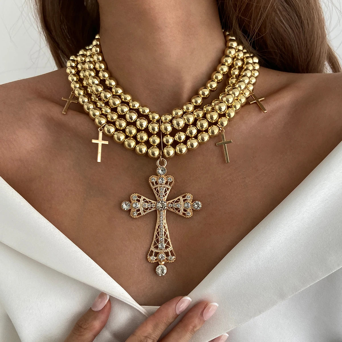 CATHEDRAL Necklace-necklace-SAINT CHIC-Gold-SAINT CHIC