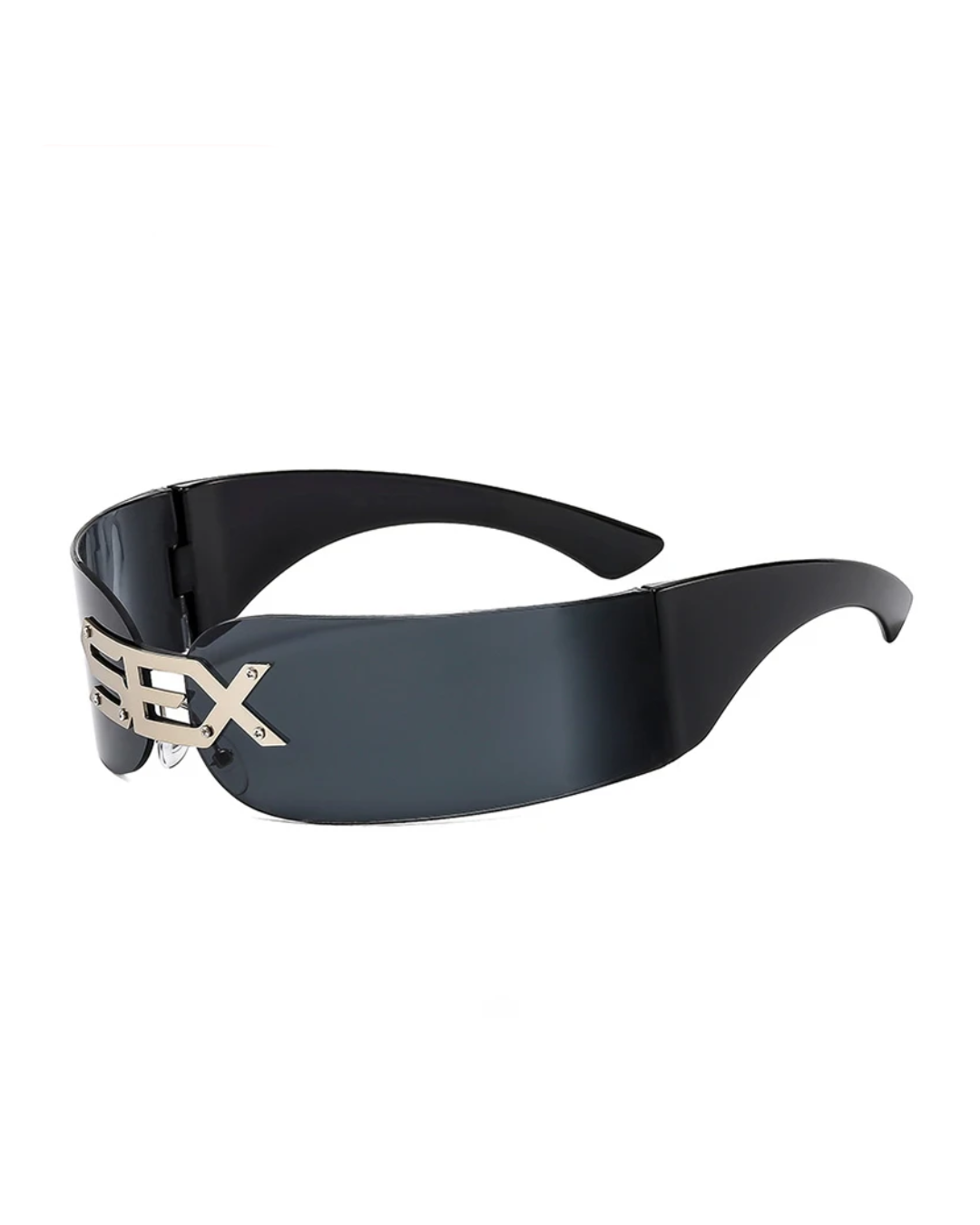 CHROMEWAVE Sculpted Shades-sunglasses-SAINT CHIC-Black S-E-X-SAINT CHIC