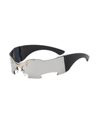 CHROMEWAVE Sculpted Shades-sunglasses-SAINT CHIC-Silver Arch-SAINT CHIC