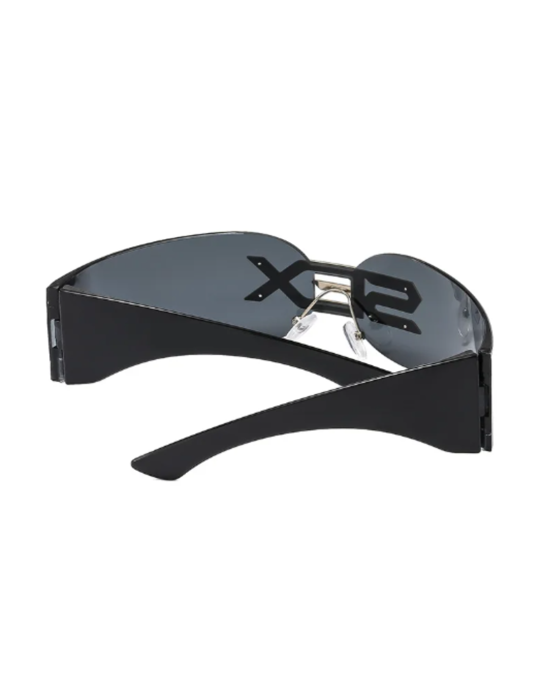 CHROMEWAVE Sculpted Shades-sunglasses-SAINT CHIC-Silver S-E-X-SAINT CHIC
