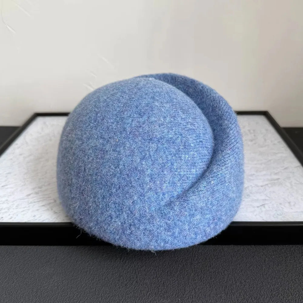 CLEO Beret-Hat-SAINT CHIC-Blue-SAINT CHIC