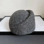 CLEO Beret-Hat-SAINT CHIC-Grey-SAINT CHIC