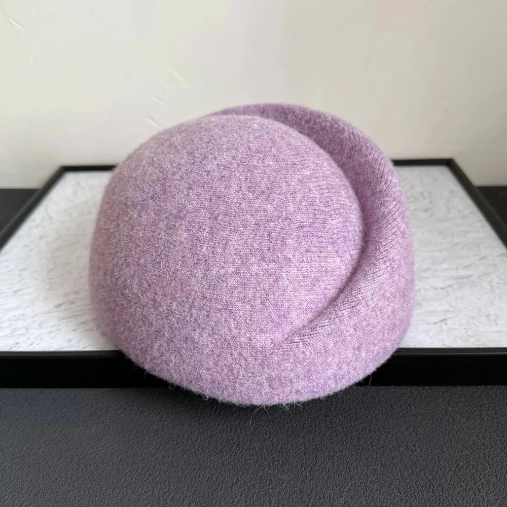 CLEO Beret-Hat-SAINT CHIC-Purple-SAINT CHIC