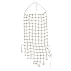 CRYSTAL Mesh Cuff Bracelet-bracelet-SAINT CHIC-Silver-SAINT CHIC