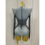 CRYSTALIZE Bodysuit-Bodysuit-SAINT CHIC-S-SAINT CHIC