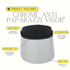 Chrome Anti Paparazzi Visor®-Hats-SAINT CHIC-Black-SAINT CHIC