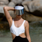 Chrome Anti Paparazzi Visor®-Hats-SAINT CHIC-Black-SAINT CHIC