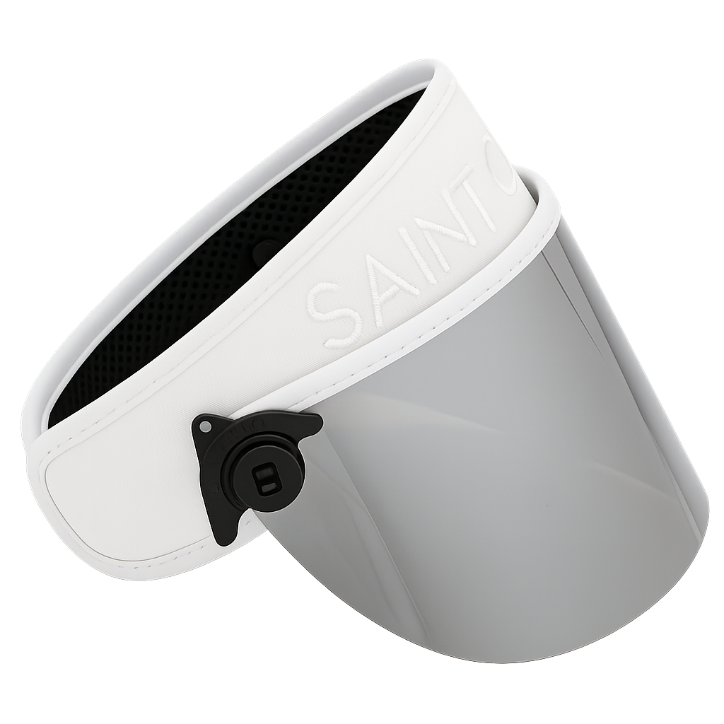 Chrome Anti Paparazzi Visor®-Hats-SAINT CHIC-Black-SAINT CHIC