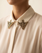 DALLAS Collar Pins-brooch-SAINT CHIC-Antique Gold-SAINT CHIC