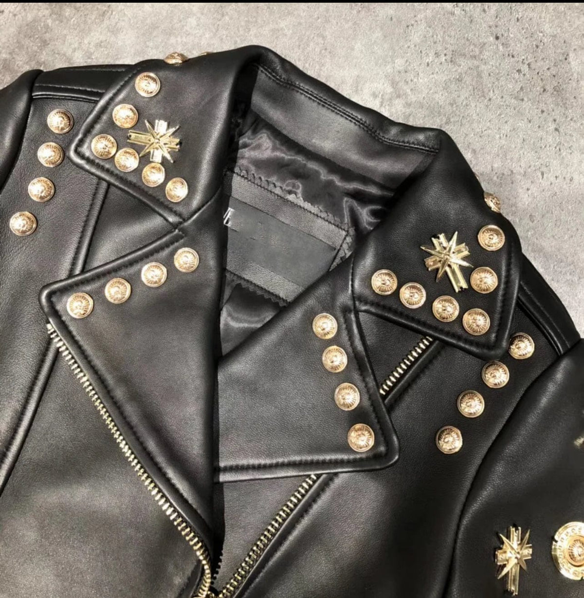 DONATELLA Jacket-Coats & Jackets-SAINT CHIC-24-SAINT CHIC