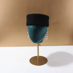 ÉDITH Pillbox Beret Hat-hat-SAINT CHIC-Black-S-SAINT CHIC