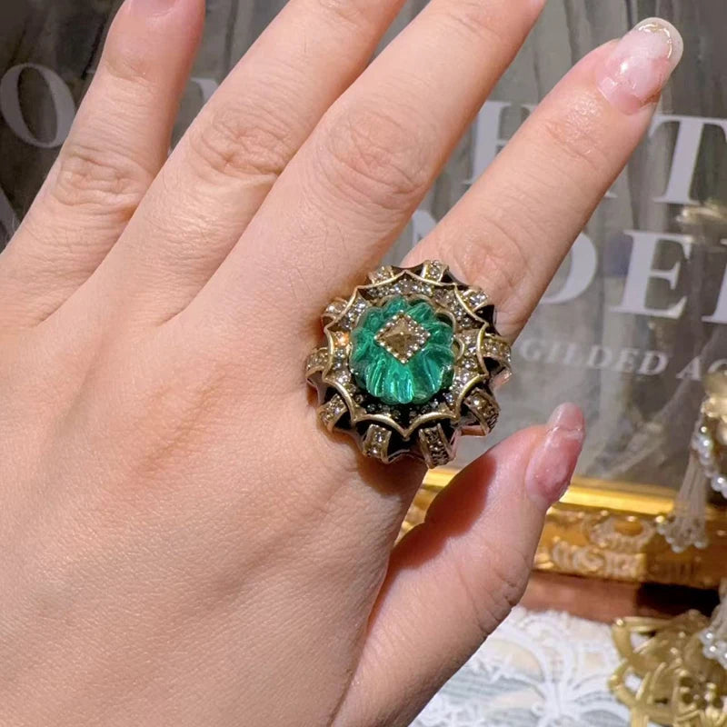 EMERALD EMPRESS Ring-ring-SAINT CHIC-SAINT CHIC