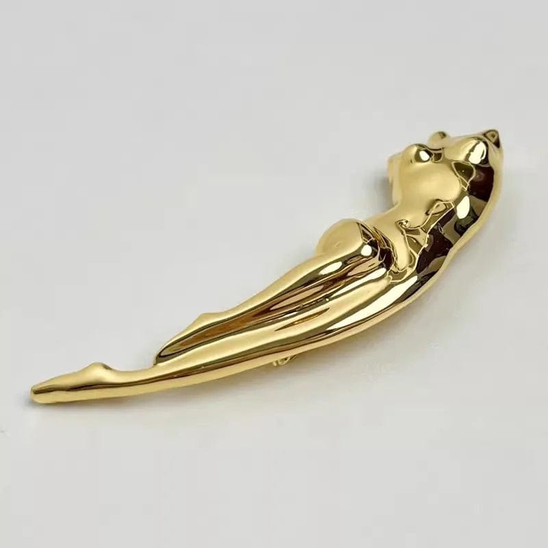 FIGURE Brooch-brooch-SAINT CHIC-Gold-SAINT CHIC