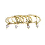 FLIRT Drop Stack Ring Set-ring-SAINT CHIC-5-SAINT CHIC
