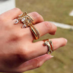 FLIRT Drop Stack Ring Set-ring-SAINT CHIC-5-SAINT CHIC