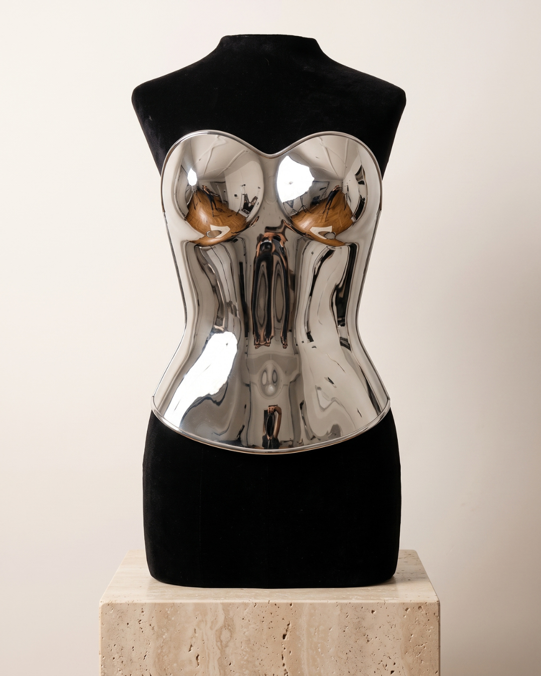 GODDESS Bodice Top-Shirts & Tops-SAINT CHIC-Silver-S-SAINT CHIC Main image