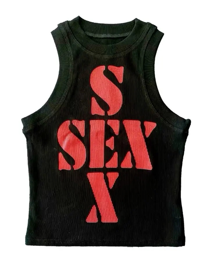 BLUNT Graphic Crop Tank Main image