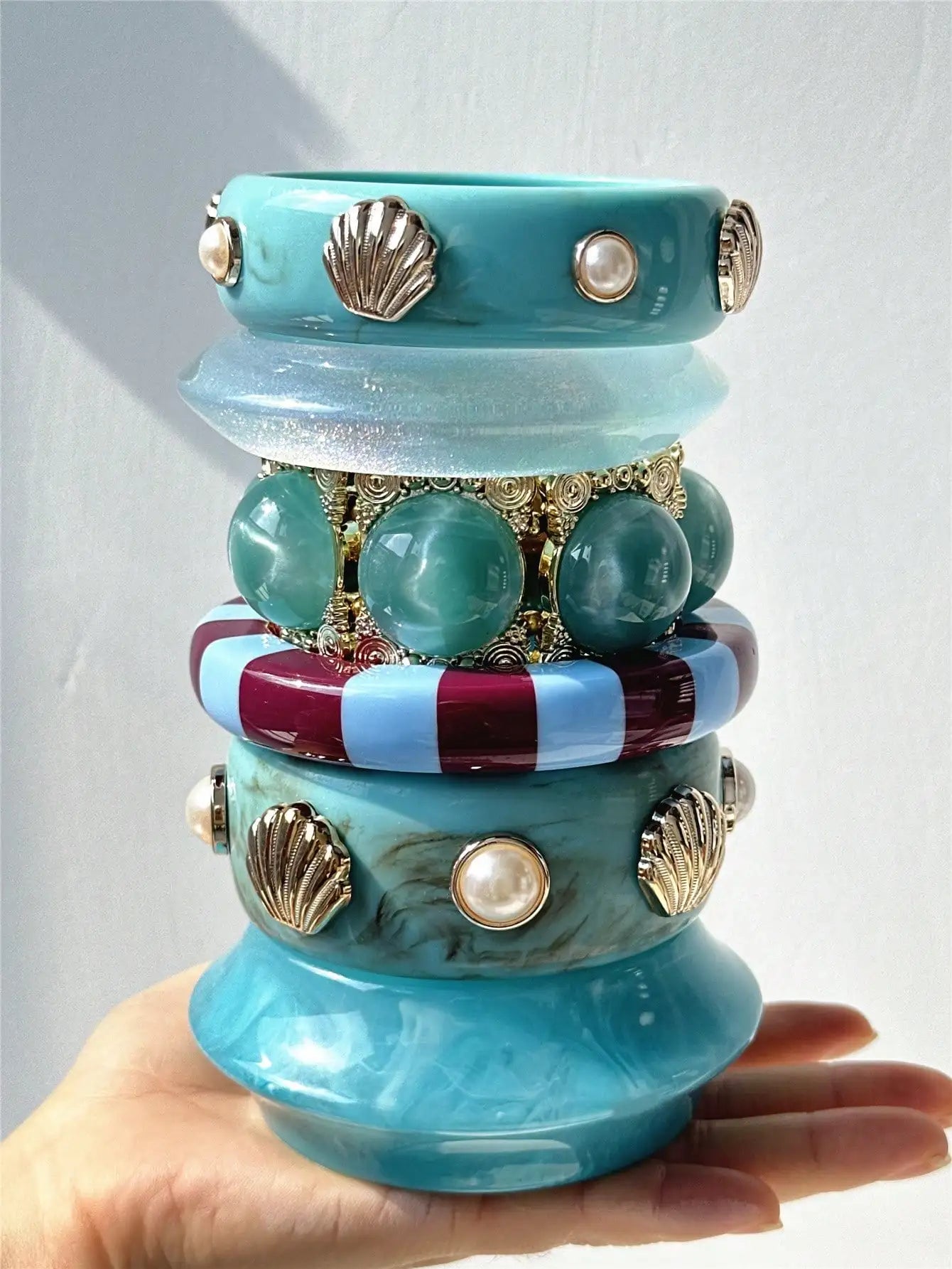 LAGUNA Resin Bangle Secondary image
