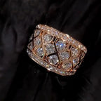 LATTICE Band Ring-Ring-SAINT CHIC-Silver-6-SAINT CHIC