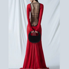 LOXA Maxi Dress-dress-SAINT CHIC-Red-SAINT CHIC