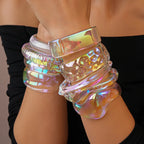 LUCENT Cuff Bracelets-bracelet-SAINT CHIC-Style 1-SAINT CHIC