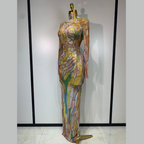 LUCIDA SIRENA Gown-dress-SAINT CHIC-S-SAINT CHIC