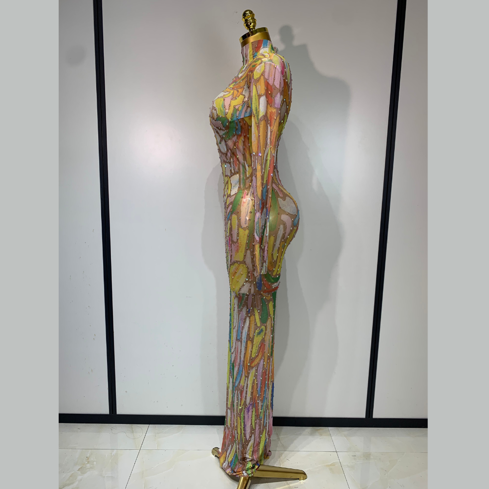 LUCIDA SIRENA Gown-dress-SAINT CHIC-S-SAINT CHIC