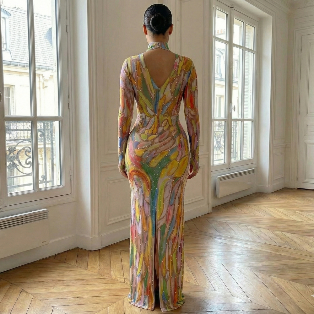 LUCIDA SIRENA Gown-dress-SAINT CHIC-S-SAINT CHIC
