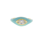 MARQUISE Enamel CZ Ring-Ring-SAINT CHIC-Pink Enamel-SAINT CHIC
