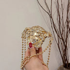 MEDUSA Mini Icon Clutch-bag-SAINT CHIC-Gold-SAINT CHIC