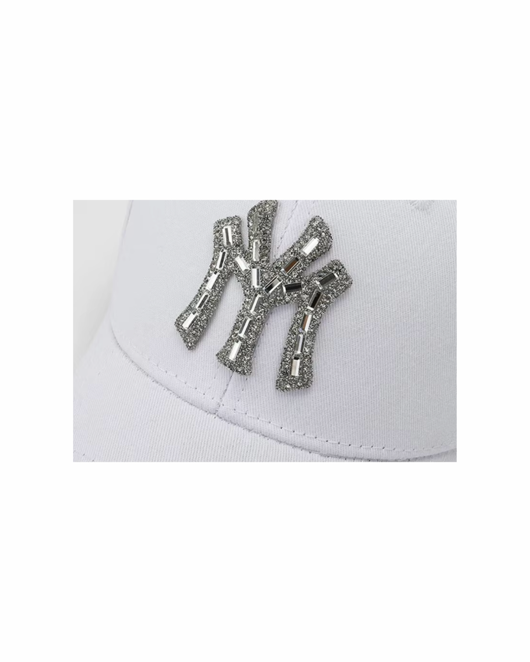 MY CITY Crystal Logo Structured Cap-Hat-SAINT CHIC-Black-SAINT CHIC