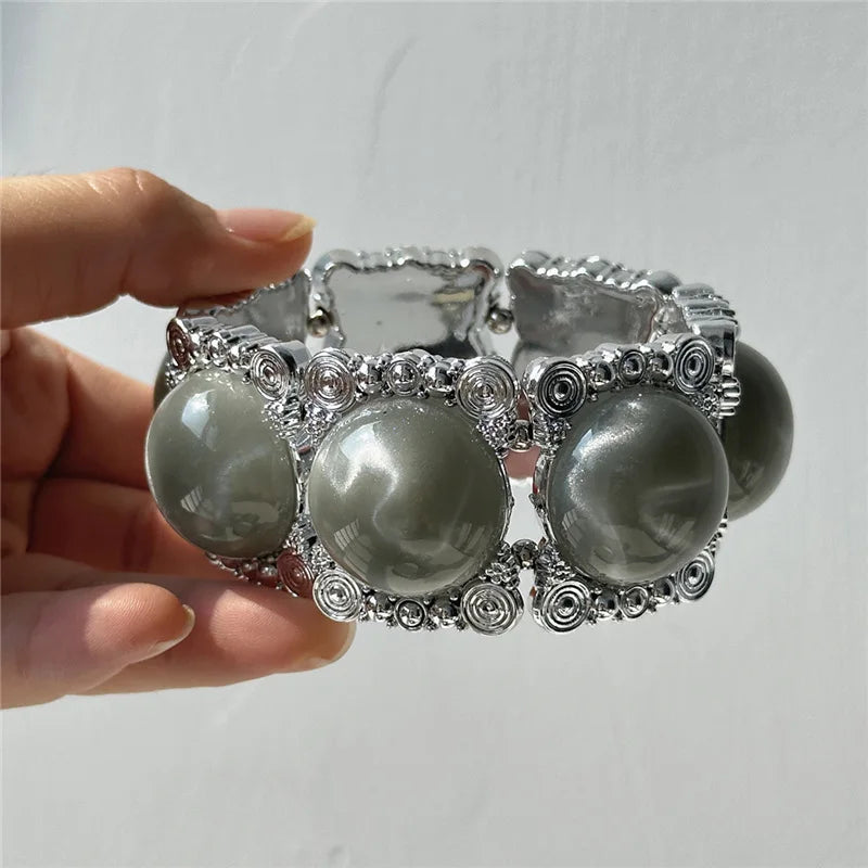 Marble Muse Bracelet Stack-bracelet-SAINT CHIC-C-SAINT CHIC