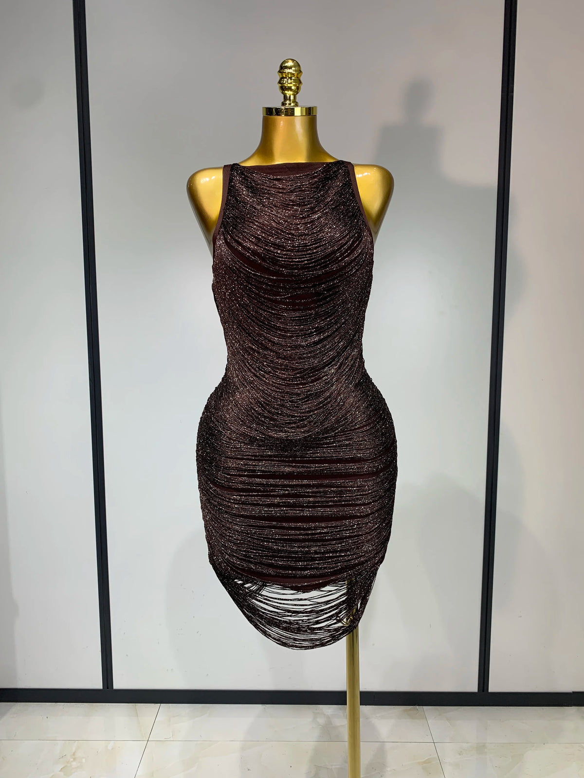 OMBRE Tassel Bandage Dress