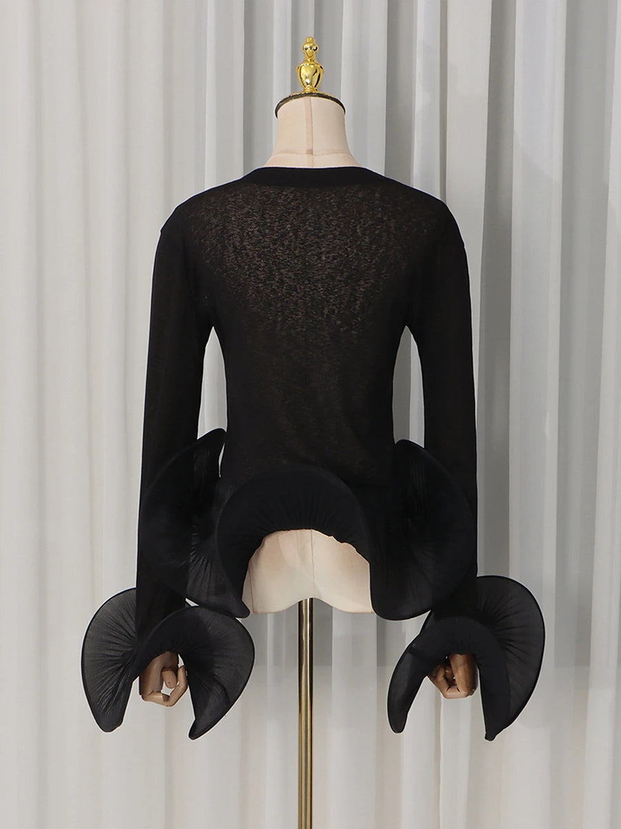 PLEAT Pullover-Pullover-SAINT CHIC-S-SAINT CHIC