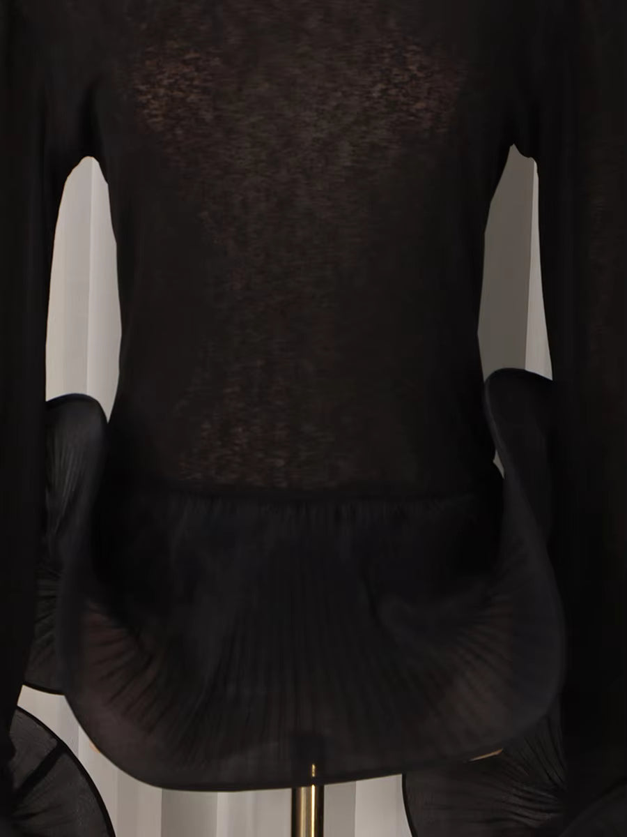 PLEAT Pullover-Pullover-SAINT CHIC-S-SAINT CHIC