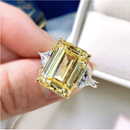 PRINCESS Emerald Cut Ring-ring-SAINT CHIC-Pink-6-SAINT CHIC