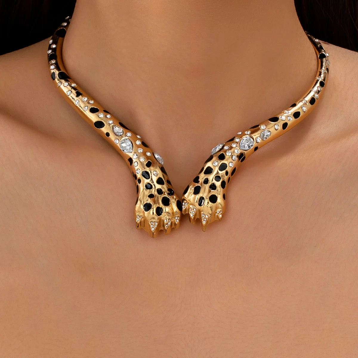 PROWL Collar Necklace-necklace-SAINT CHIC-Gold-SAINT CHIC