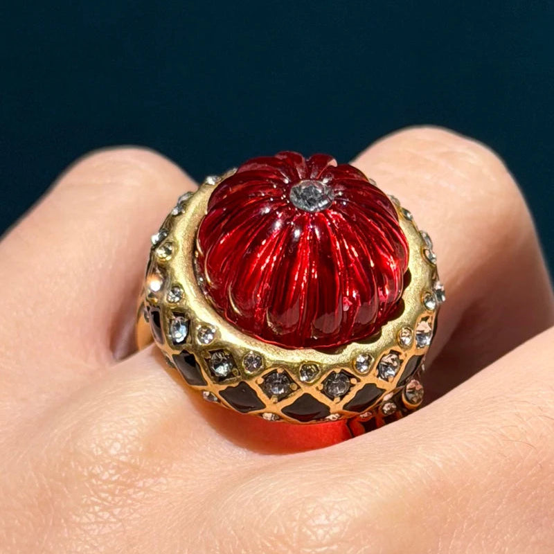 PUMPKIN Cocktail Ring-Ring-SAINT CHIC-SAINT CHIC