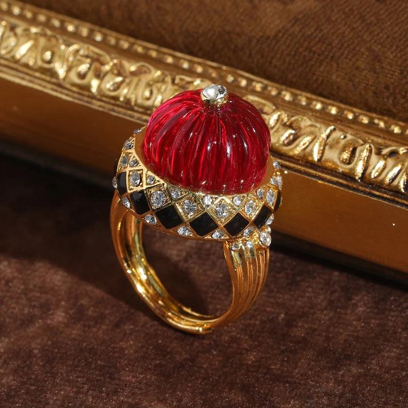 PUMPKIN Cocktail Ring-Ring-SAINT CHIC-SAINT CHIC