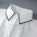 QUAINTE Dickie Collar-Collar-SAINT CHIC-Sharp Black-SAINT CHIC